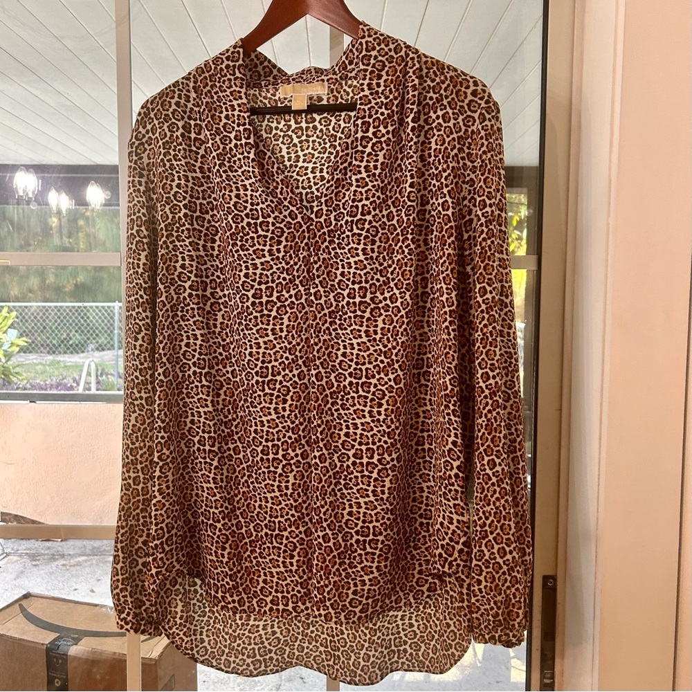 Michael Kors animal print shirt